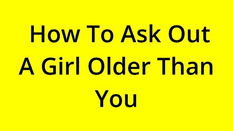 disadvantages of dating a girl older than you